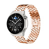 Strap-it® Strap-it Huawei Watch GT 3 Pro 46mm Fischarmband Stahl (Roségold) Strap-it® Strap-it Huawei Watch GT 3 Pro 46mm Fischarmband Stahl (Roségold)