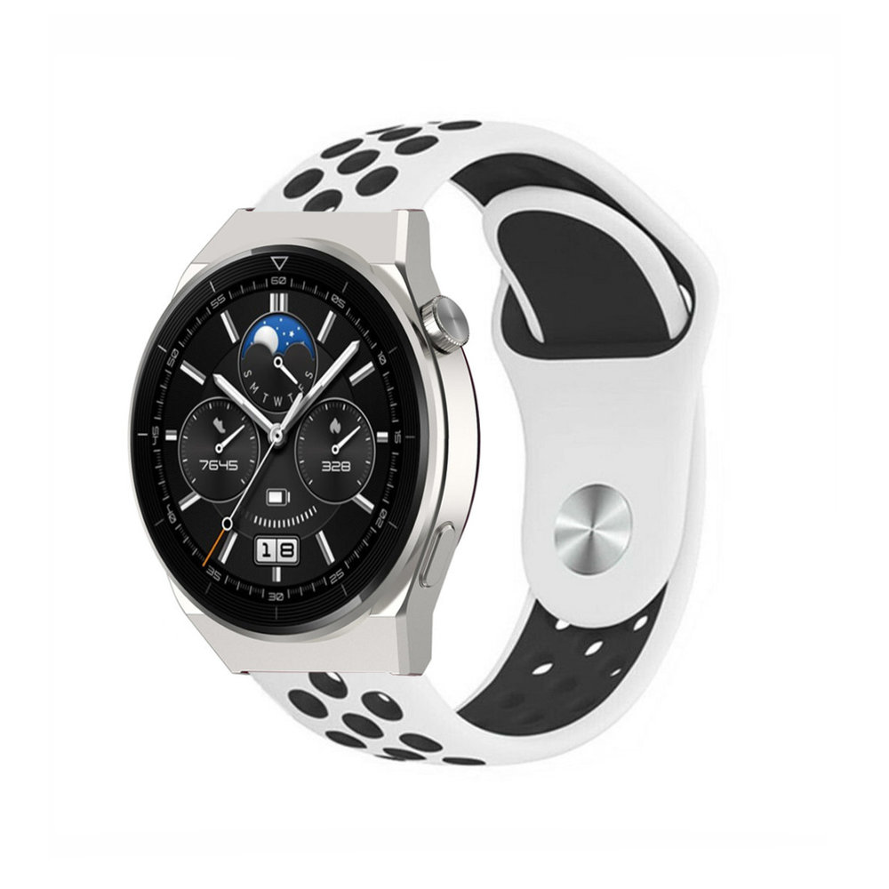 Huawei Watch GT 3 Pro 46mm Sportarmband Wei Schwarz