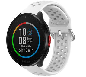 Strap-it® Polar Pacer Silikonband mit Löchern (Weiß) Strap-it® Polar Pacer Silikonband mit Löchern (Weiß)