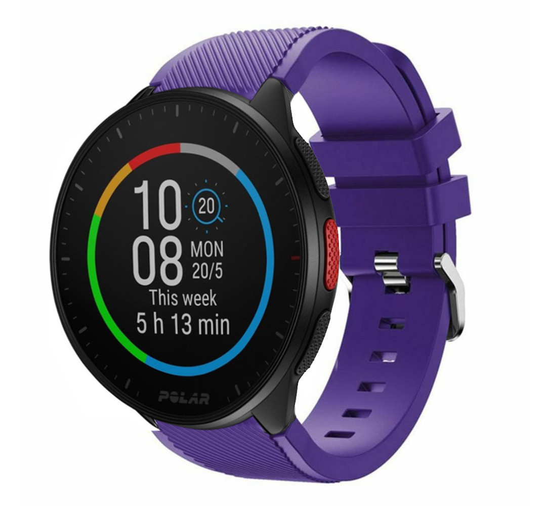 Strap-it® Strap-it Polar Pacer Silikonarmband (Violett)