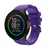 Strap-it® Polar Pacer Silikonarmband (Violett)