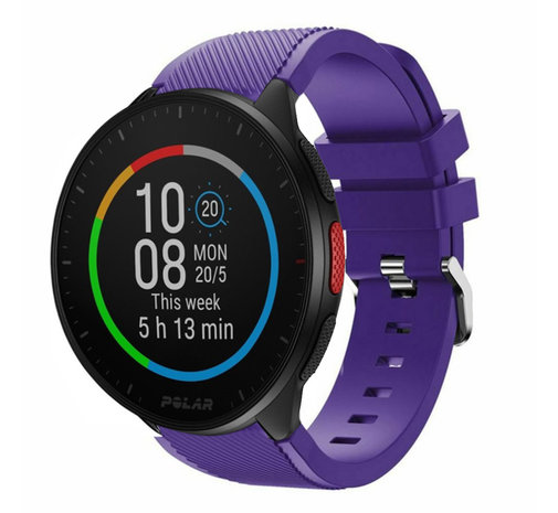 Strap-it® Strap-it Polar Pacer Silikonarmband (Violett)