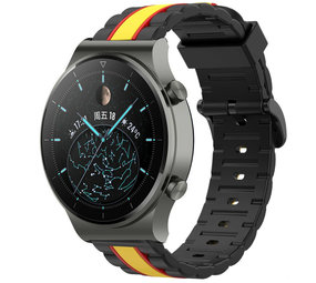 Strap-it® Huawei Watch GT 2 Pro Special Edition Armband (Schwarz/Gelb) Strap-it® Huawei Watch GT 2 Pro Special Edition Armband (Schwarz/Gelb)