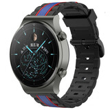Strap-it® Huawei Watch GT 2 Pro Special Edition Armband (Schwarz/Blau) Strap-it® Huawei Watch GT 2 Pro Special Edition Armband (Schwarz/Blau)