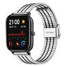Strap-it® Strap-it Amazfit GTS Edelstahlarmband (Silber/Schwarz) Strap-it® Strap-it Amazfit GTS Edelstahlarmband (Silber/Schwarz)