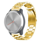 Strap-it® Strap-it Garmin Vivomove 3s - 39mm Stahlarmband - Gold