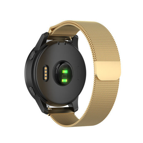 Strap-it® Strap-It Garmin Vivomove 3s - 39mm Milanesearmband - Gold Strap-it® Strap-It Garmin Vivomove 3s - 39mm Milanesearmband - Gold