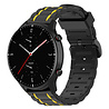 Strap-it® Strap-it Amazfit GTR 2 Sportschnallenarmband (Schwarz/Gelb) Strap-it® Strap-it Amazfit GTR 2 Sportschnallenarmband (Schwarz/Gelb)