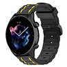 Strap-it® Strap-it Amazfit GTR 3 Sportschnallenarmband (Schwarz/Gelb) Strap-it® Strap-it Amazfit GTR 3 Sportschnallenarmband (Schwarz/Gelb)
