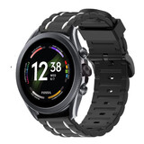 Strap-it® Fossil Gen 6 44mm Sportschnallenarmband (Schwarz/Weiß) Strap-it® Fossil Gen 6 44mm Sportschnallenarmband (Schwarz/Weiß)