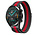 Strap-it Huawei Watch GT 2 Milanese Armband (Schwarz/Rot)