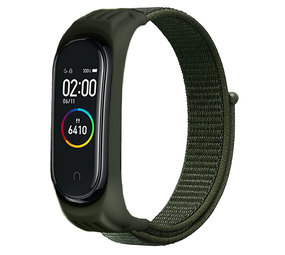 Strap-it® Xiaomi Mi Band 5 Armband Nylon (Armeegrün) Strap-it® Xiaomi Mi Band 5 Armband Nylon (Armeegrün)