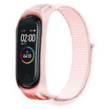 Strap-it® Xiaomi Mi Band 5 Armband Nylon (Hellpink) Strap-it® Xiaomi Mi Band 5 Armband Nylon (Hellpink)