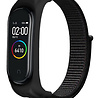 Strap-it® Strap-it Xiaomi Mi Band 6 Armband Nylon (Schwarz) Strap-it® Strap-it Xiaomi Mi Band 6 Armband Nylon (Schwarz)
