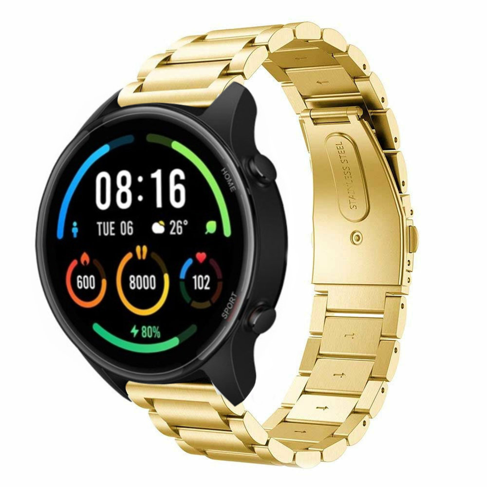 Strap-it® Strap-it Xiaomi Mi Watch Stahlarmband (Gold) Strap-it® Strap-it Xiaomi Mi Watch Stahlarmband (Gold)