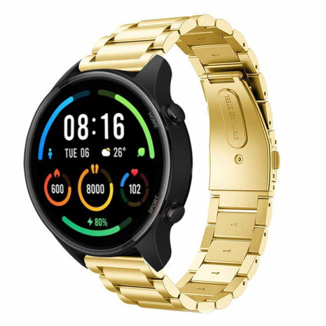 Strap-it® Strap-it Xiaomi Mi Watch Stahlarmband (Gold) Strap-it® Strap-it Xiaomi Mi Watch Stahlarmband (Gold)