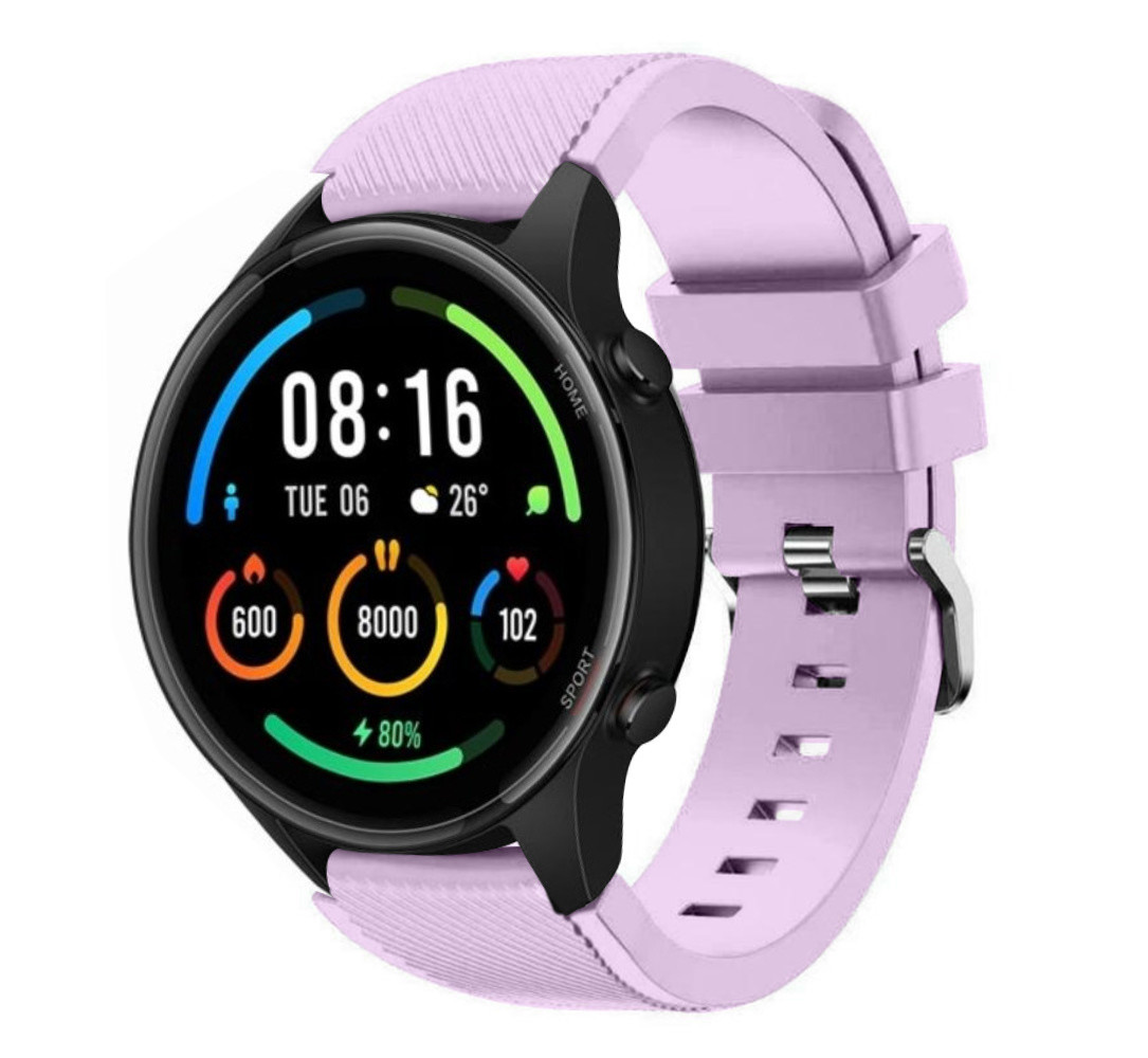 Strap-it® Strap-it Xiaomi Mi Watch Silikonarmband (Lila)