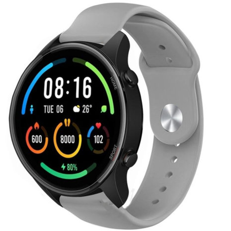 Strap-it® Strap-it Xiaomi Mi Watch Sportarmband (Grau)