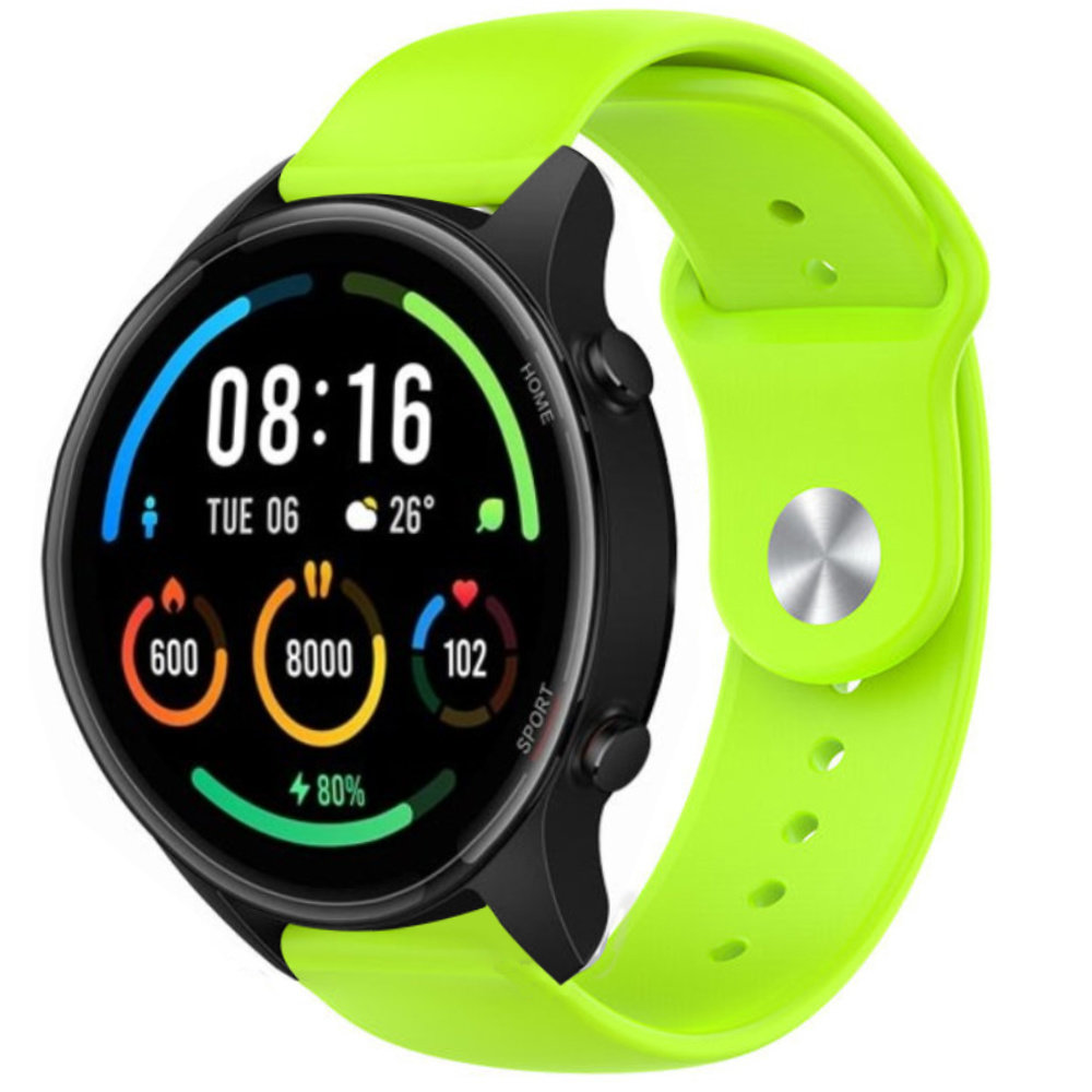 Strap-it® Strap-it Xiaomi Mi Watch Sportarmband (Hellgrün)