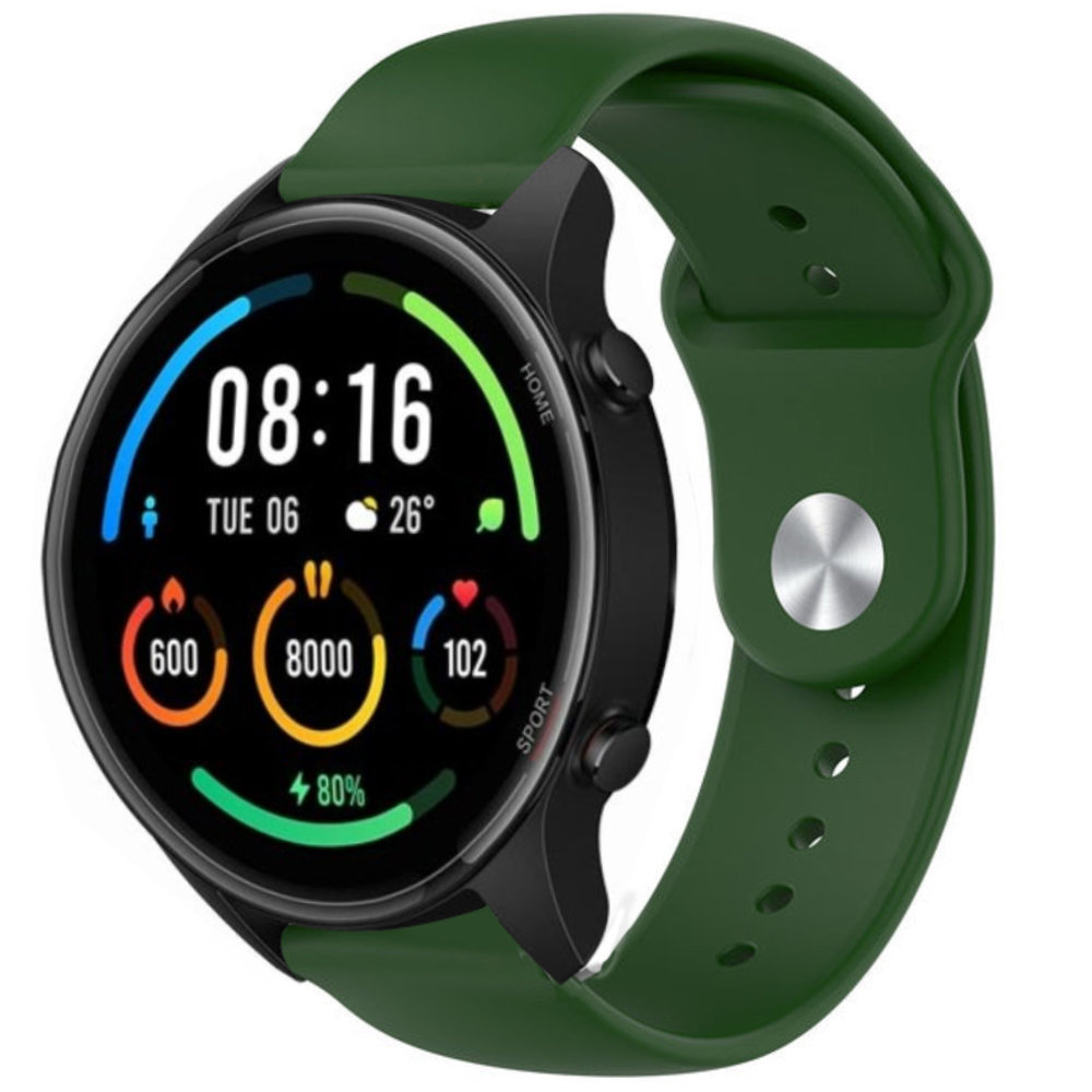 Strap-it® Strap-it Xiaomi Mi Watch Sportarmband (Armeegrün)