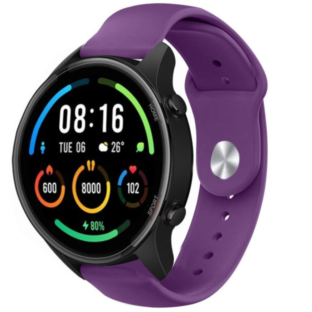 Strap-it® Strap-it Xiaomi Mi Watch Sportarmband (Lila)
