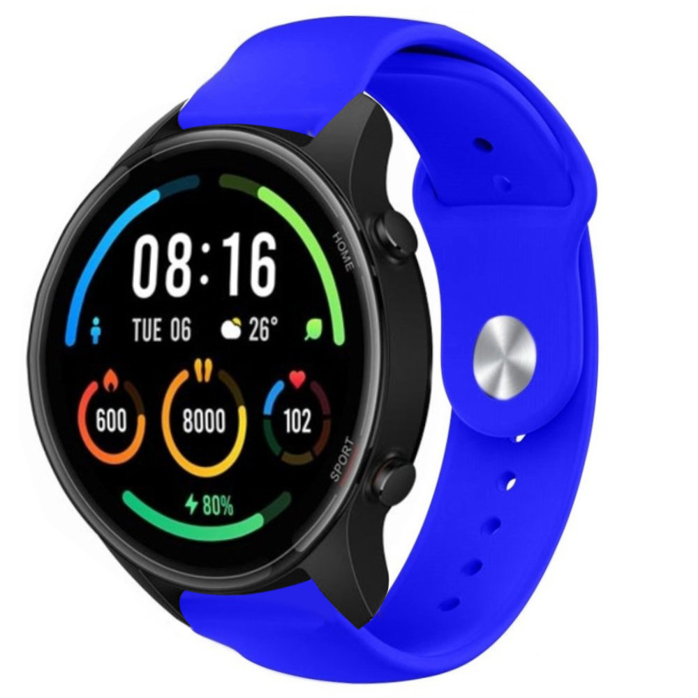 Strap-it® Strap-it Xiaomi Mi Watch Sportarmband (Blau)