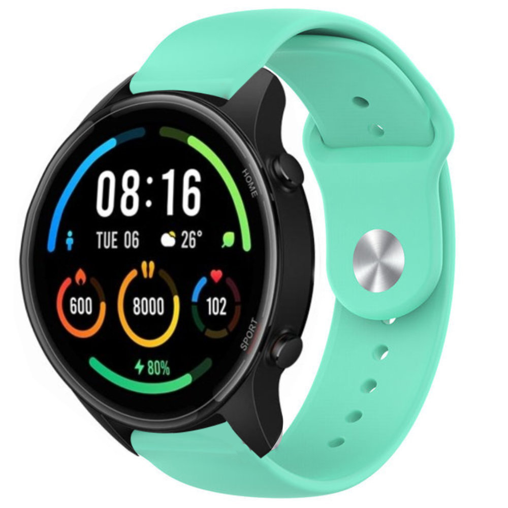 Strap-it® Strap-it Xiaomi Mi Watch Sportarmband (Aqua)