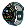 Strap-it® Strap-it Xiaomi Mi Watch Sportarmband (PiniEngrün bunt) Strap-it® Strap-it Xiaomi Mi Watch Sportarmband (PiniEngrün bunt)