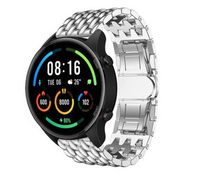 Strap-it® Xiaomi Mi Watch Stahl-Drachenarmband (Silber) Strap-it® Xiaomi Mi Watch Stahl-Drachenarmband (Silber)