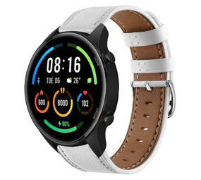 Strap-it® Xiaomi Mi Watch Armband Leder (Weiß) Strap-it® Xiaomi Mi Watch Armband Leder (Weiß)