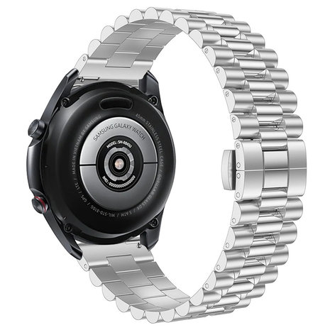 Strap-it® Strap-it Xiaomi Mi Watch Presidential Stahlarmband (Silber)