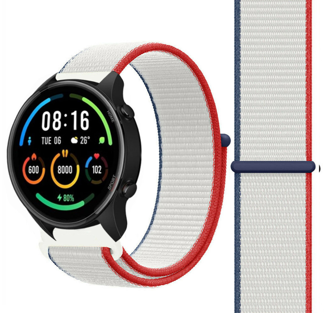 Strap-it® Strap-it Xiaomi Mi Watch Nylonarmband (Frankreich) Strap-it® Strap-it Xiaomi Mi Watch Nylonarmband (Frankreich)