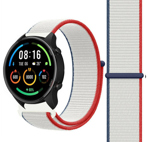 Strap-it® Strap-it Xiaomi Mi Watch Nylonarmband (Frankreich) Strap-it® Strap-it Xiaomi Mi Watch Nylonarmband (Frankreich)