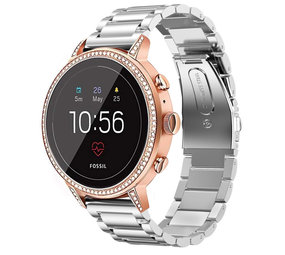 Strap-it® Fossil Gen 5e - 42mm Stahlarmband (Silber) Strap-it® Fossil Gen 5e - 42mm Stahlarmband (Silber)