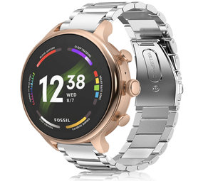Strap-it® Fossil Gen 6 (42 mm) Stahlarmband (Silber) Strap-it® Fossil Gen 6 (42 mm) Stahlarmband (Silber)
