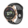 Strap-it® Strap-it Fossil Gen 6 (42mm) Sportarmband (Schwarz/Grau) Strap-it® Strap-it Fossil Gen 6 (42mm) Sportarmband (Schwarz/Grau)