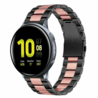 Strap-it® Strap-it Samsung Galaxy Watch Active Stahlarmband (Schwarz/Rosa) Strap-it® Strap-it Samsung Galaxy Watch Active Stahlarmband (Schwarz/Rosa)