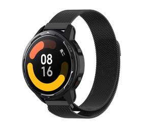 Strap-it® Xiaomi Watch S1 Milanese Armband (Schwarz) Strap-it® Xiaomi Watch S1 Milanese Armband (Schwarz)