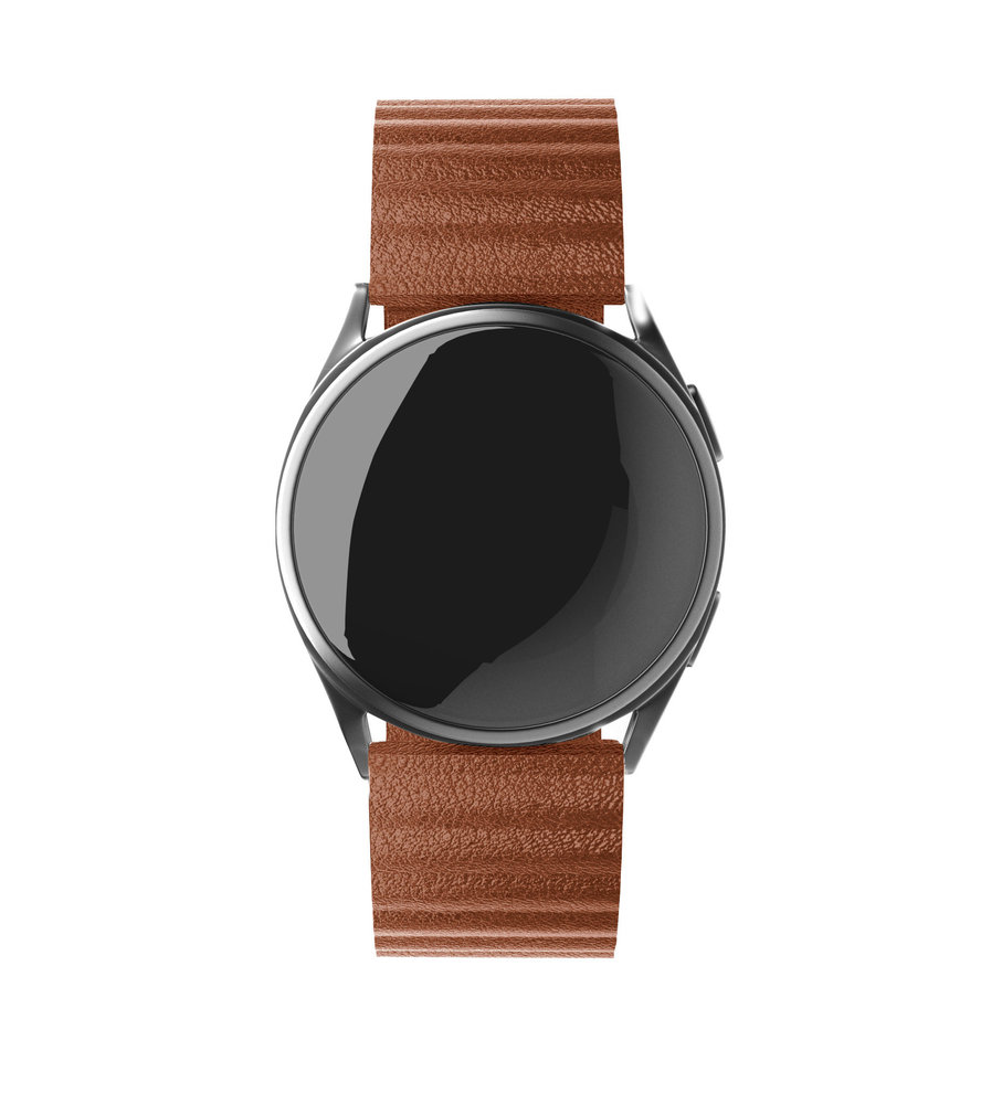 Strap-it® Strap-it Samsung Galaxy Watch 46mm Lederarmband Loop (Braun) Strap-it® Strap-it Samsung Galaxy Watch 46mm Lederarmband Loop (Braun)