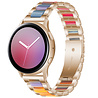 Strap-it® Strap-it Samsung Galaxy Watch Active Resin-Stahlarmband (Roségold/Bunt) Strap-it® Strap-it Samsung Galaxy Watch Active Resin-Stahlarmband (Roségold/Bunt)