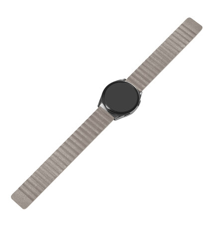 Strap-it® Strap-it Huawei Watch GT 3 42mm Lederarmband Loop (Khaki) Strap-it® Strap-it Huawei Watch GT 3 42mm Lederarmband Loop (Khaki)