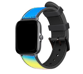 Strap-it® Xiaomi Amazfit GTS Nylon-Hybridarmband (Bunt) Strap-it® Xiaomi Amazfit GTS Nylon-Hybridarmband (Bunt)