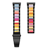 Strap-it® Strap-it Xiaomi Amazfit GTS 2 Resin-Stahlarmband (Schwarz/Bunt) Strap-it® Strap-it Xiaomi Amazfit GTS 2 Resin-Stahlarmband (Schwarz/Bunt)