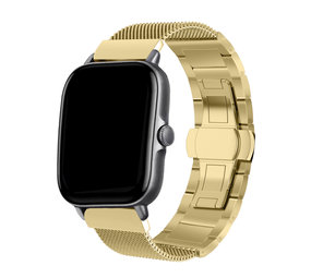 Strap-it® Amazfit GTS 3 Milanese-Stahlarmband (Gold) Strap-it® Amazfit GTS 3 Milanese-Stahlarmband (Gold)