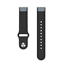 Strap-it® Strap-it Xiaomi Amazfit GTR 2 Leder-Hybridarmband (Grau) Strap-it® Strap-it Xiaomi Amazfit GTR 2 Leder-Hybridarmband (Grau)