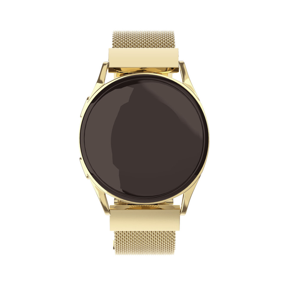 Strap-it® Strap-it Fossil Gen 6 - 44mm Milanese-Stahlarmband (Gold) Strap-it® Strap-it Fossil Gen 6 - 44mm Milanese-Stahlarmband (Gold)