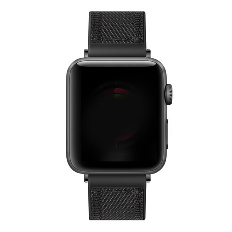 Strap-it® Strap-it Apple Watch Nylon-Hybridarmband (Schwarz) Strap-it® Strap-it Apple Watch Nylon-Hybridarmband (Schwarz)