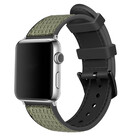 Strap-it® Strap-it Apple Watch Nylon-Hybridarmband (Grün)