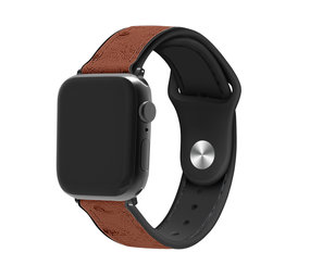 Strap-it® Apple Watch Leder-Hybridarmband (Braun) Strap-it® Apple Watch Leder-Hybridarmband (Braun)