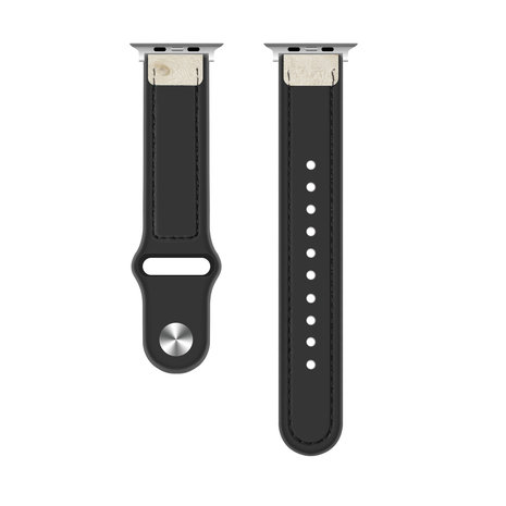 Strap-it® Strap-it Apple Watch Leder-Hybridarmband (Sandweiß) Strap-it® Strap-it Apple Watch Leder-Hybridarmband (Sandweiß)